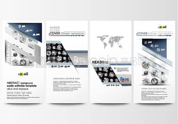 未來科技商業(yè)模板 連接高效廣告系統(tǒng)